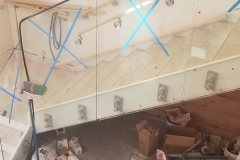 Capitol East frameless glass railing in Washington, DC – CBE Glass commercial glass project, photo 4