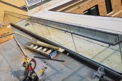 Capitol East frameless glass railing in Washington, DC – CBE Glass commercial glass project, photo 14