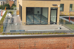 Capitol East frameless glass railing in Washington, DC – CBE Glass commercial glass project, photo 20