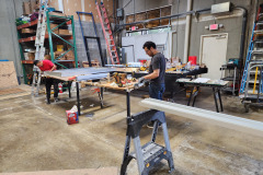 CC Prep School windows and entrances – CBE Glass commercial glass project, photo 6
