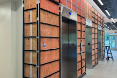 Davis project interior panels – CBE Glass commercial glass project, photo 4
