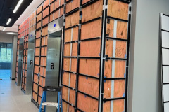 Davis project interior panels – CBE Glass commercial glass project, photo 7