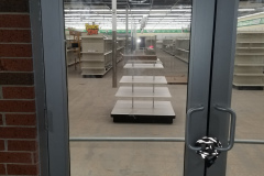 Dollar Tree storefront glass – CBE Glass commercial glass project, photo 1