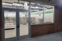 Dollar Tree storefront glass – CBE Glass commercial glass project, photo 4