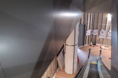 INOVA hospital panels and glass stair guards in Northern Virginia – CBE Glass commercial glass project, photo 4