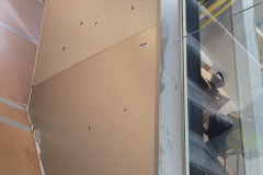 INOVA hospital panels and glass stair guards in Northern Virginia – CBE Glass commercial glass project, photo 12