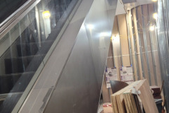 INOVA hospital panels and glass stair guards in Northern Virginia – CBE Glass commercial glass project, photo 14