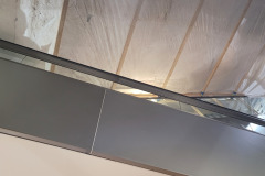 INOVA hospital panels and glass stair guards in Northern Virginia – CBE Glass commercial glass project, photo 15