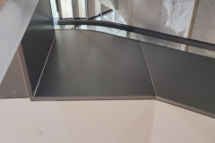 INOVA hospital panels and glass stair guards in Northern Virginia – CBE Glass commercial glass project, photo 16