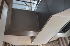 INOVA hospital panels and glass stair guards in Northern Virginia – CBE Glass commercial glass project, photo 18
