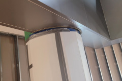 INOVA hospital panels and glass stair guards in Northern Virginia – CBE Glass commercial glass project, photo 20