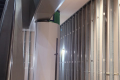 INOVA hospital panels and glass stair guards in Northern Virginia – CBE Glass commercial glass project, photo 22