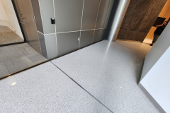 INOVA hospital panels and glass stair guards in Northern Virginia – CBE Glass commercial glass project, photo 24