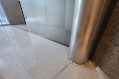 INOVA hospital panels and glass stair guards in Northern Virginia – CBE Glass commercial glass project, photo 23