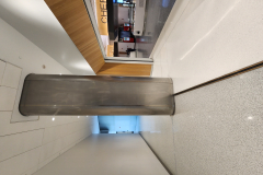 INOVA hospital panels and glass stair guards in Northern Virginia – CBE Glass commercial glass project, photo 26