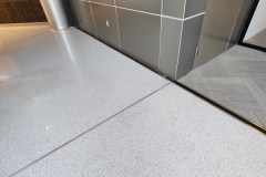 INOVA hospital panels and glass stair guards in Northern Virginia – CBE Glass commercial glass project, photo 27