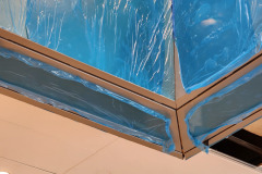 INOVA hospital panels and glass stair guards in Northern Virginia – CBE Glass commercial glass project, photo 31