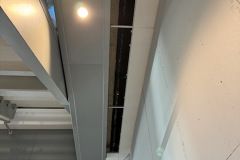 INOVA hospital panels and glass stair guards in Northern Virginia – CBE Glass commercial glass project, photo 48