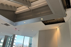 INOVA hospital panels and glass stair guards in Northern Virginia – CBE Glass commercial glass project, photo 49
