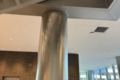 INOVA hospital panels and glass stair guards in Northern Virginia – CBE Glass commercial glass project, photo 51