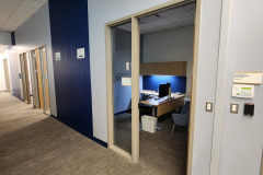 INOVA medical office storefront and interior glass in Northern Virginia – CBE Glass commercial glass project, photo 27