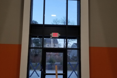 M&F building storefront and interior glass – CBE Glass commercial glass project, photo 2