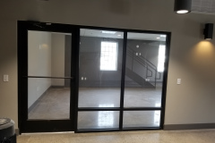 M&F building storefront and interior glass – CBE Glass commercial glass project, photo 8