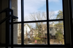 M&F building storefront and interior glass – CBE Glass commercial glass project, photo 12
