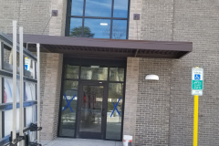 M&F building storefront and interior glass – CBE Glass commercial glass project, photo 17