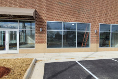 Reston retail storefront windows in Reston, VA – CBE Glass commercial glass project, photo 1