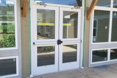 Retirement home entrances and windows in Beltsville, MD – CBE Glass commercial glass project, photo 7