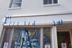 Roots storefront, M Street Georgetown in Washington, DC – CBE Glass commercial glass project, photo 4