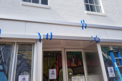 Roots storefront, M Street Georgetown in Washington, DC – CBE Glass commercial glass project, photo 5