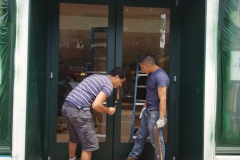 Roots storefront, M Street Georgetown in Washington, DC – CBE Glass commercial glass project, photo 13