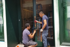 Roots storefront, M Street Georgetown in Washington, DC – CBE Glass commercial glass project, photo 15