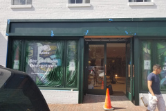 Roots storefront, M Street Georgetown in Washington, DC – CBE Glass commercial glass project, photo 19