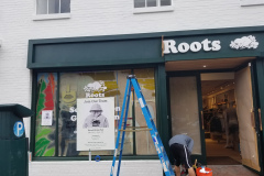 Roots storefront, M Street Georgetown in Washington, DC – CBE Glass commercial glass project, photo 25