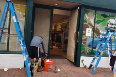 Roots storefront, M Street Georgetown in Washington, DC – CBE Glass commercial glass project, photo 26