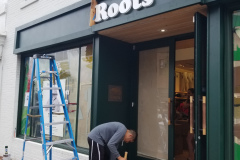 Roots storefront, M Street Georgetown in Washington, DC – CBE Glass commercial glass project, photo 27