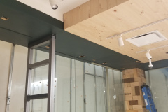 Roots storefront, Tysons Corner Center in Tysons, VA – CBE Glass commercial glass project, photo 2