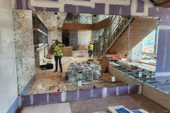 Twinbrook building interior glazing in Rockville, MD – CBE Glass commercial glass project, photo 9