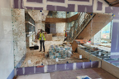 Twinbrook building interior glazing in Rockville, MD – CBE Glass commercial glass project, photo 11