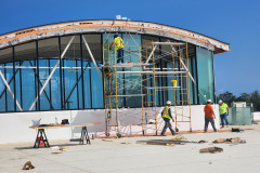 Weis Markets curtain wall and storefront in Waldorf, MD – CBE Glass commercial glass project, photo 1